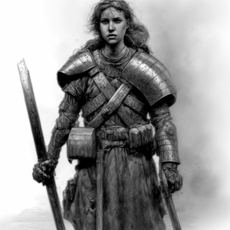  rugged Joan of Arc, action scene, digital concept art, realistic, intricate detailed textures, High_250384.png